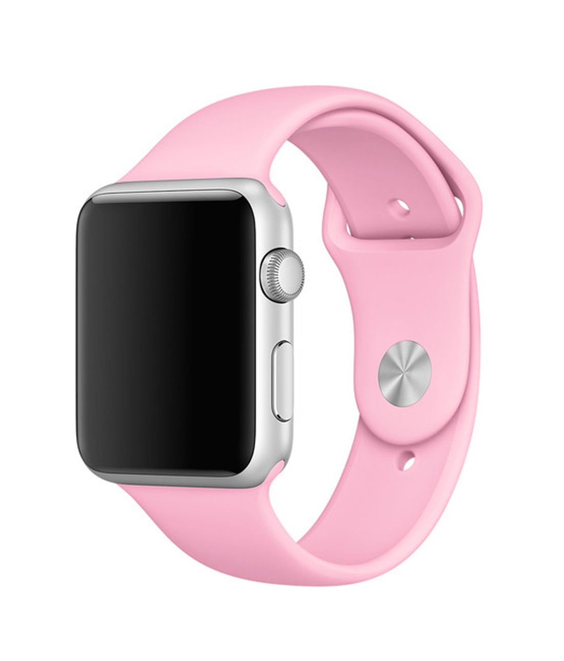 Silicone Watch Strap for Apple Watch PINK 42mm and 44mm