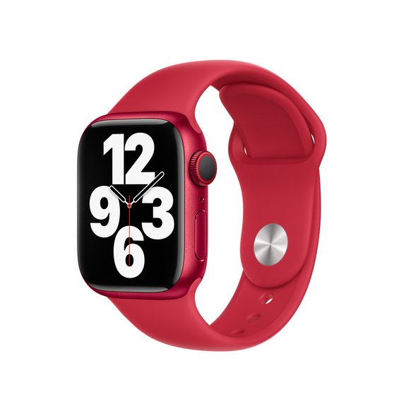 Silicone Watch Strap for Apple Watch RED 38mm and 40mm